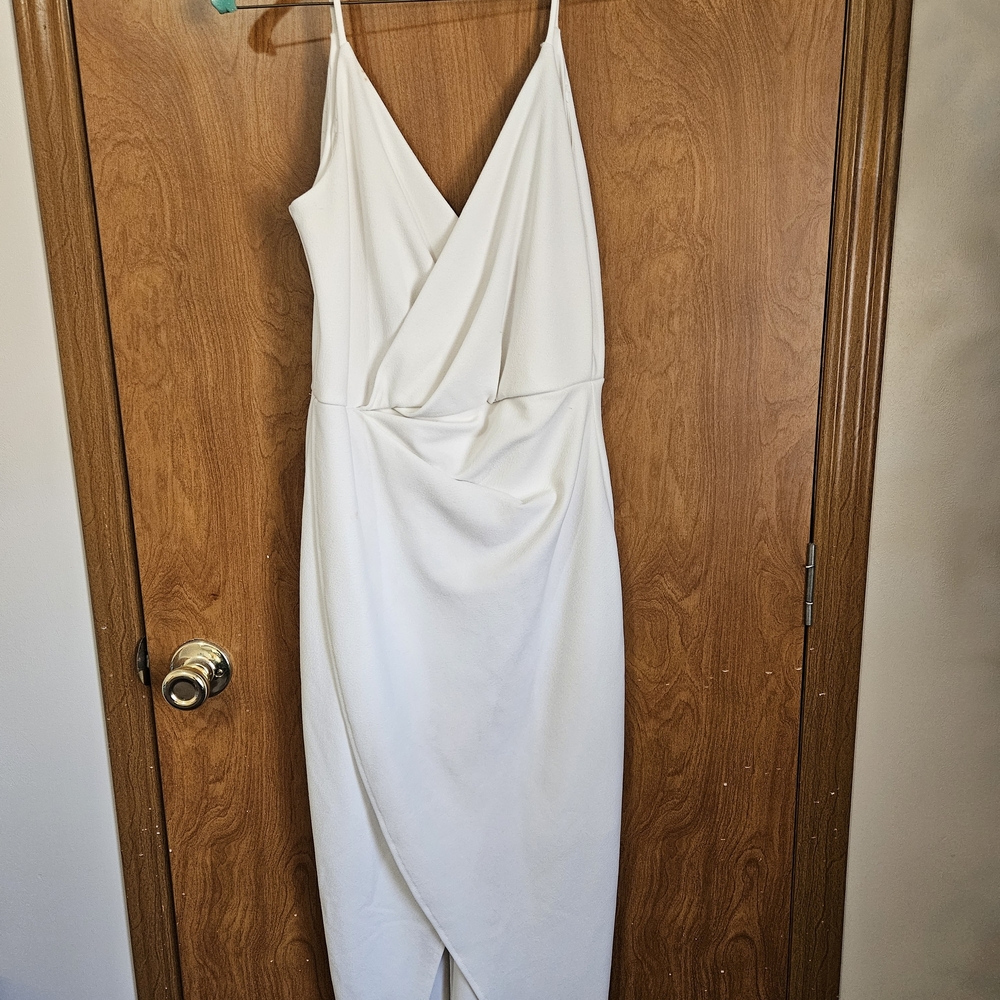 Betsey Johnson Strapless Cream Dress